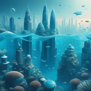 Lámina "Ciudad submarina 1"