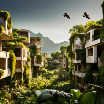 Lámina "Ciudad verde 2"