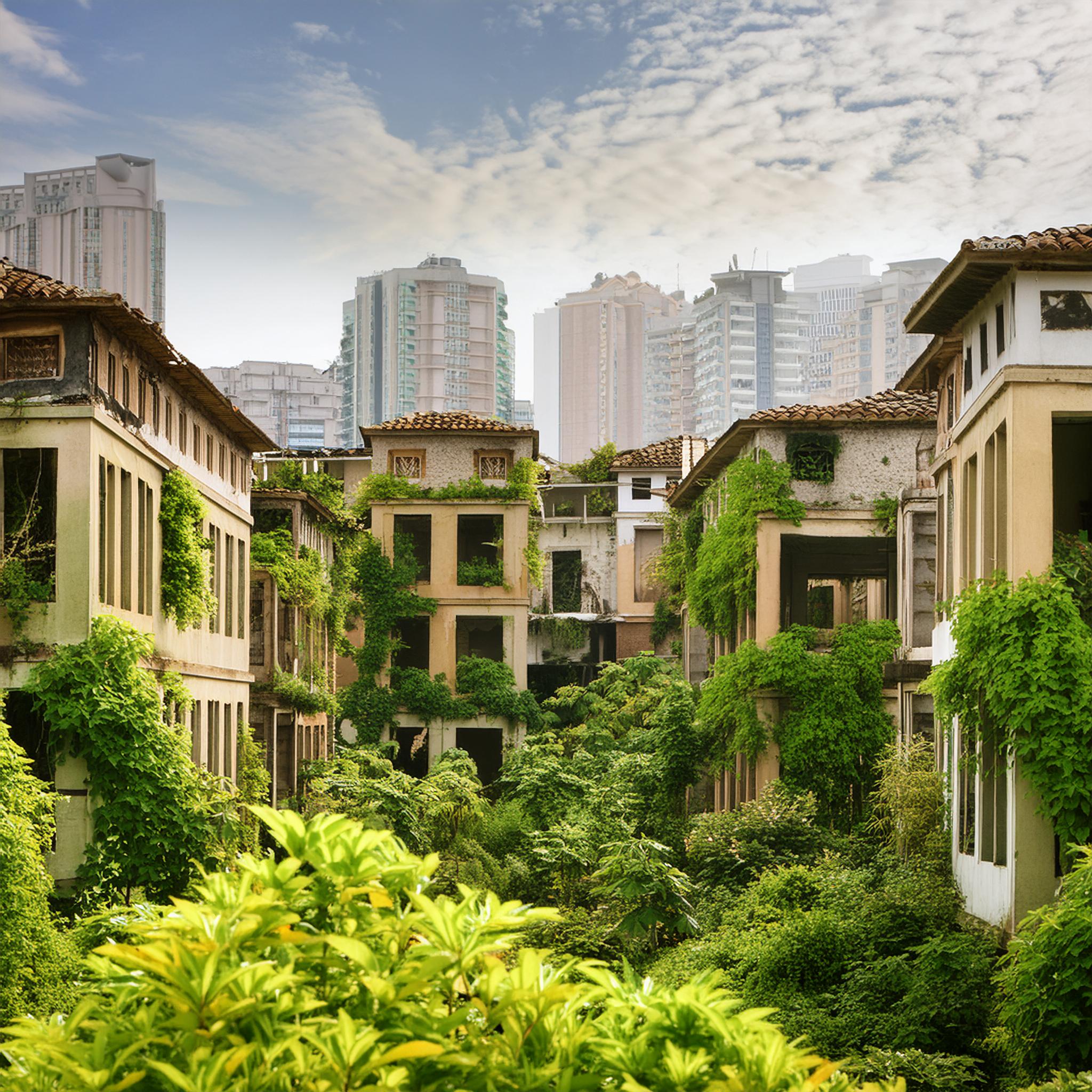 Lámina "Ciudad verde 3"