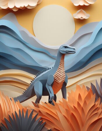 Lámina "Dinosaurios"