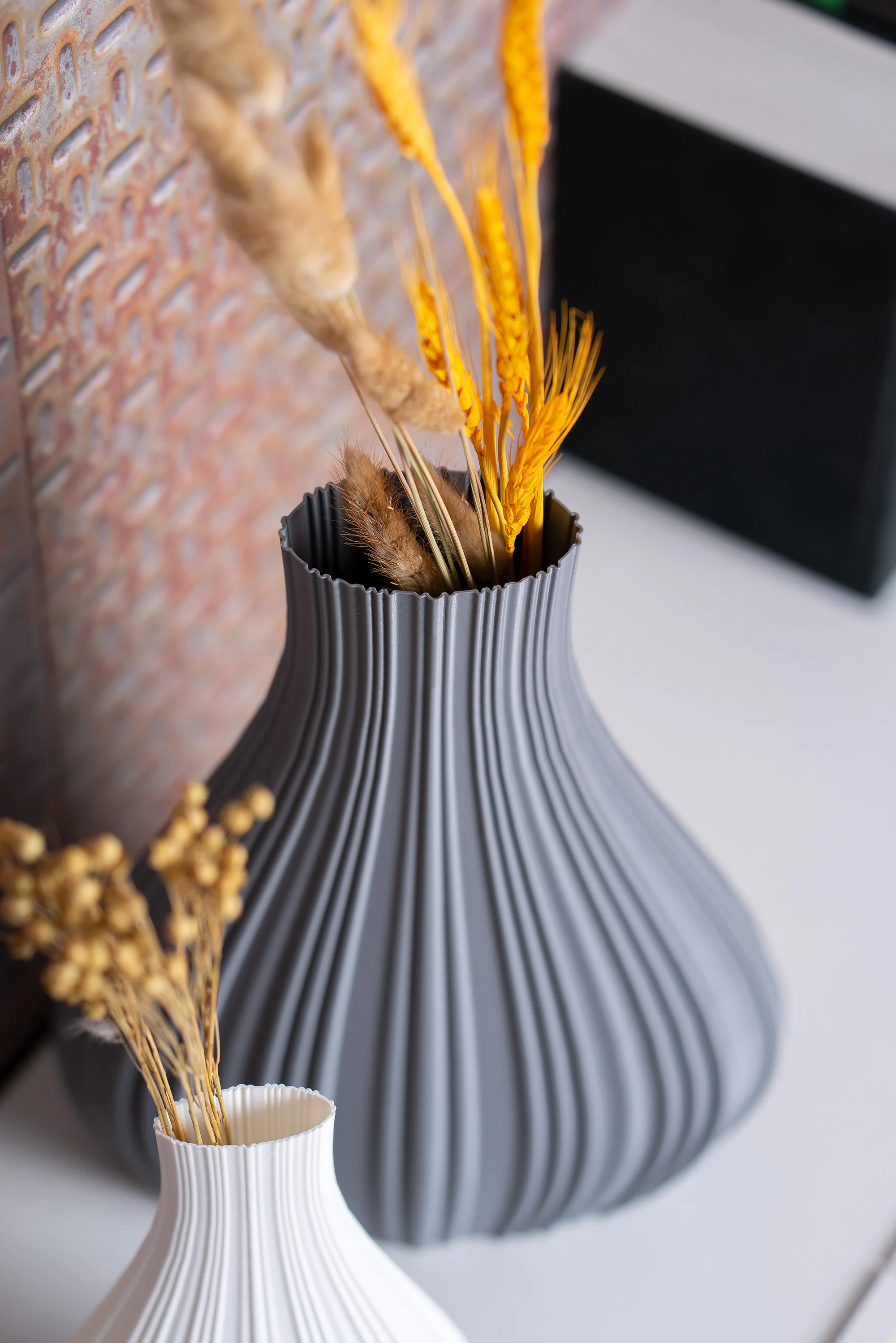 Jarrón para flores secas "KNUBBIG" - Imagen 4
