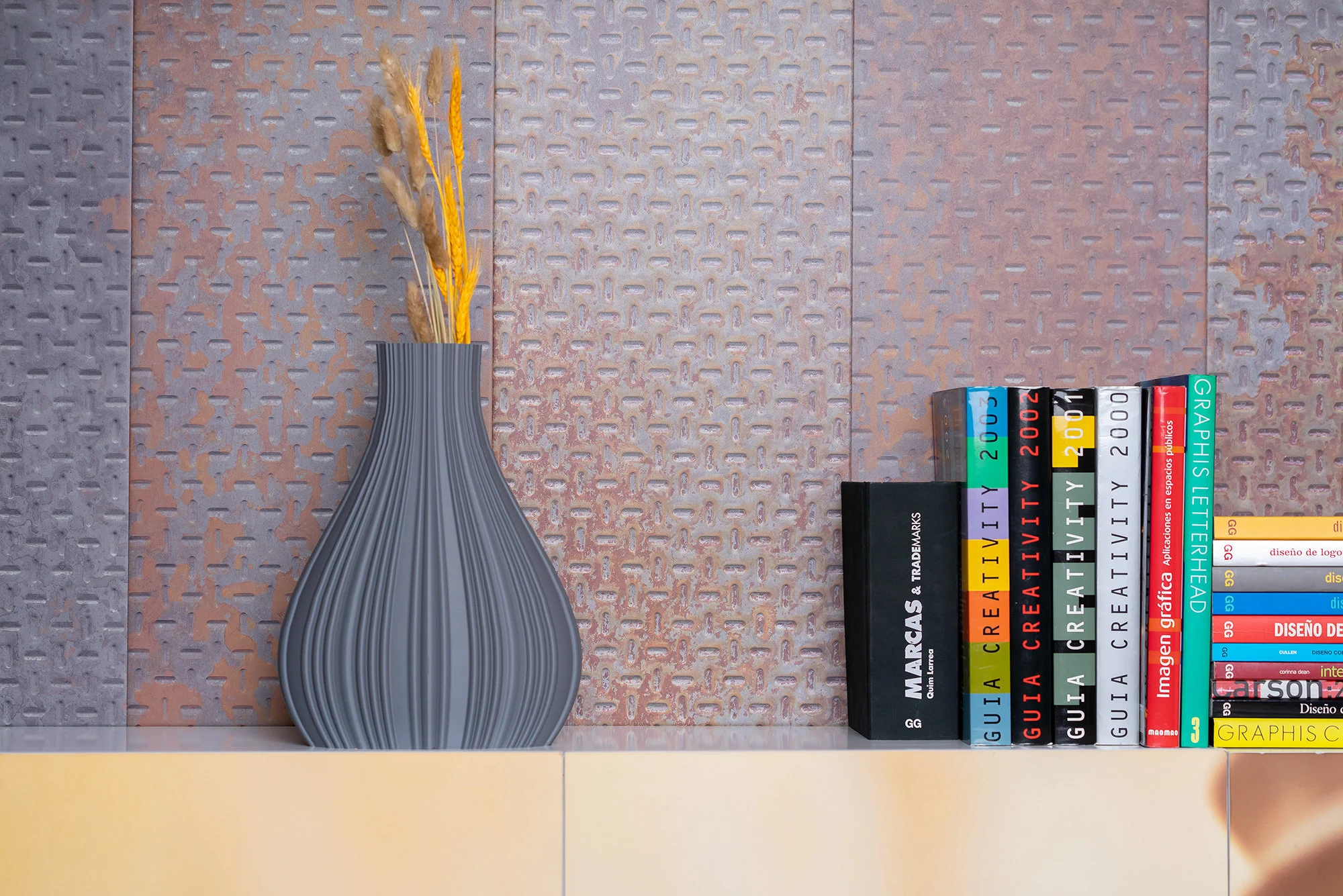 Jarrón para flores secas "KNUBBIG" - Imagen 5