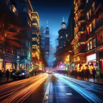 Lámina "Calle Noche"