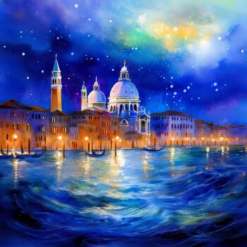 Lámina "Venecia Noche"