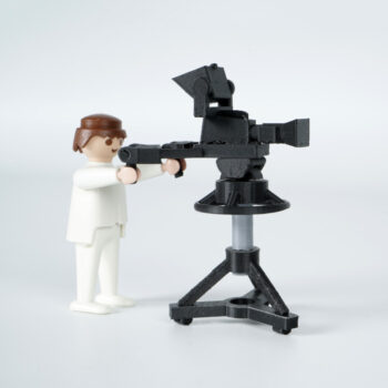 Playmobil CUSTOM "cámara televisión con pedestal B"